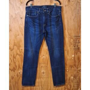 Lucky Brand Jeans Men's 33/34 Dark Wash Classic Retro Normcore Classiccore Denim